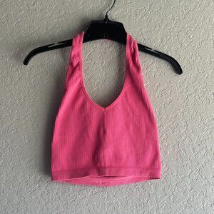 Sunday Best Ribbed Halter Top